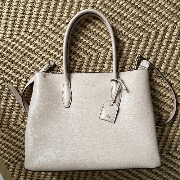 LAST CHANCE NWOT Kate Spade handbag crossbody light pink taupe beige - Picture 4 of 4